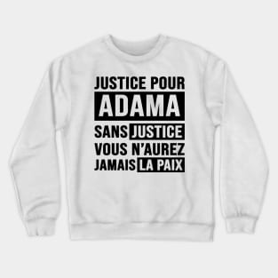 Justice Pour ADAMA Crewneck Sweatshirt